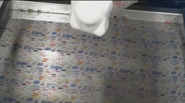 魔法の様な転写シーン